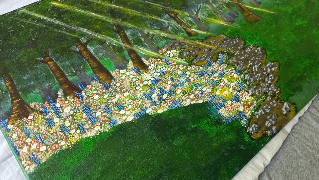 Forest Floral Curve