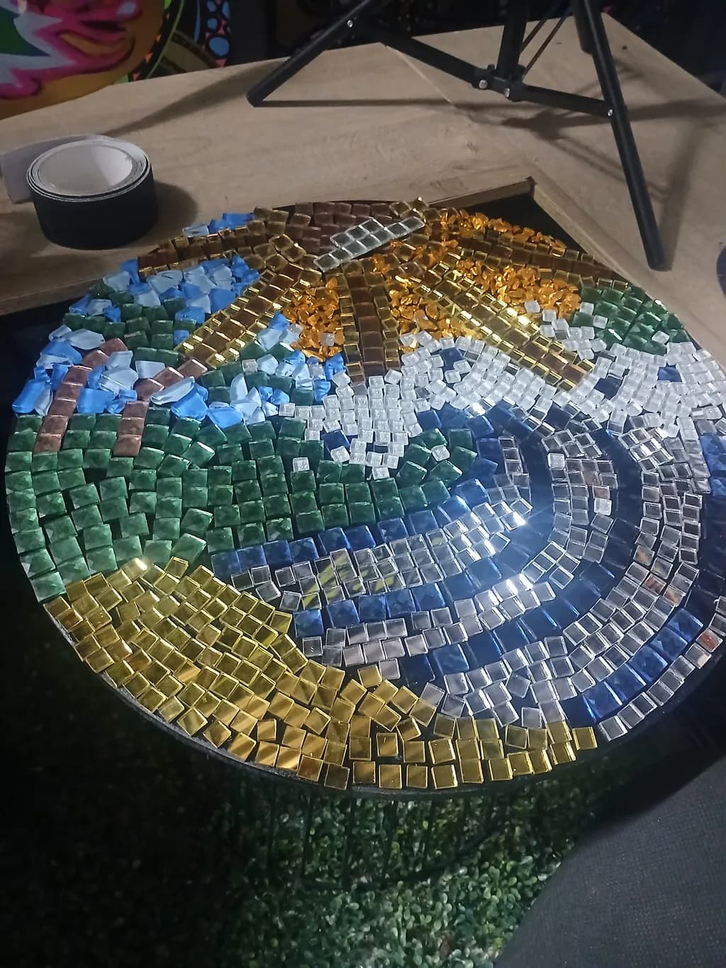 Sunlit Oasis Mosaic