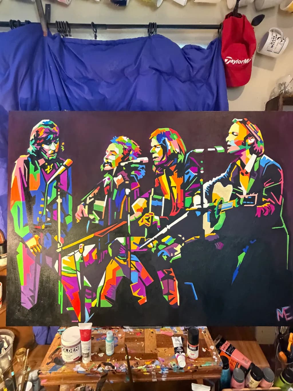 Colorburst Band Portrait