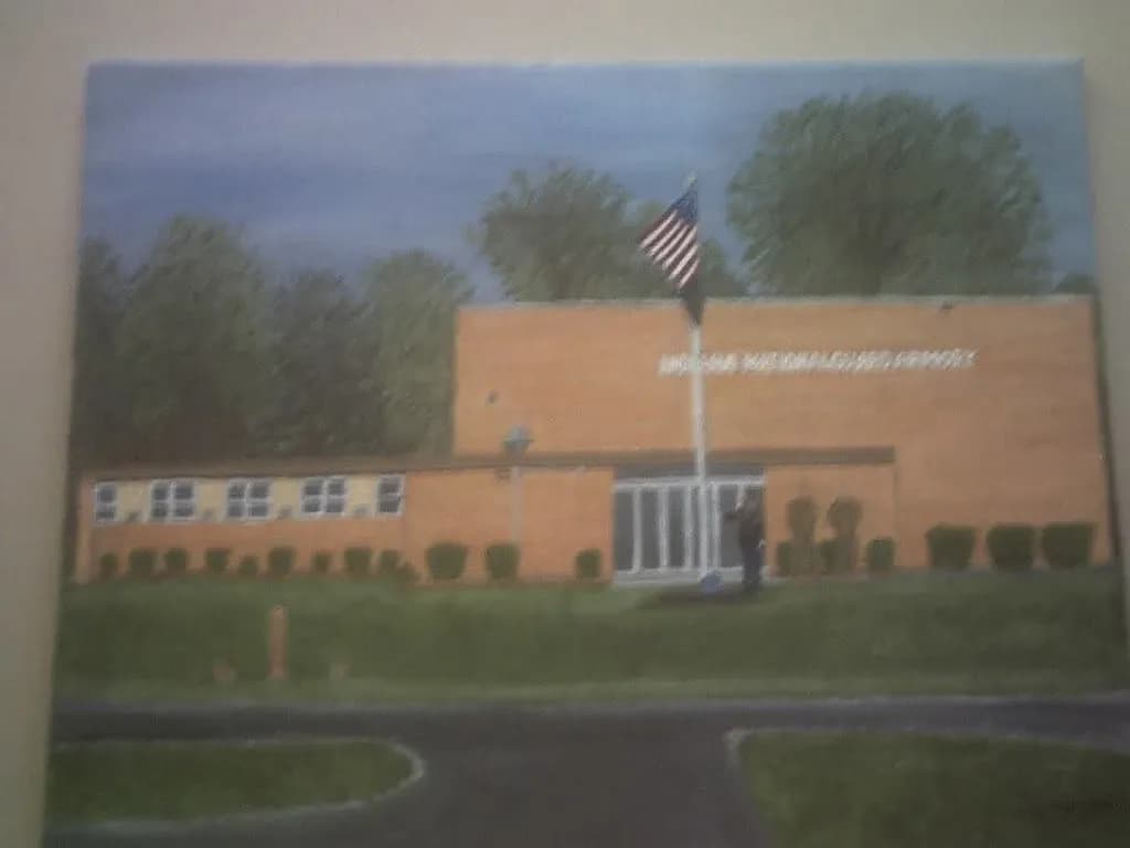 American Flag at School