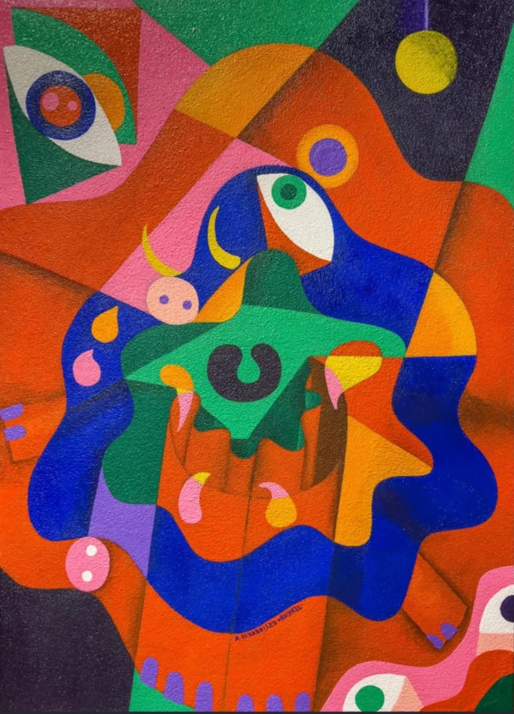 Colorful Abstract Faces