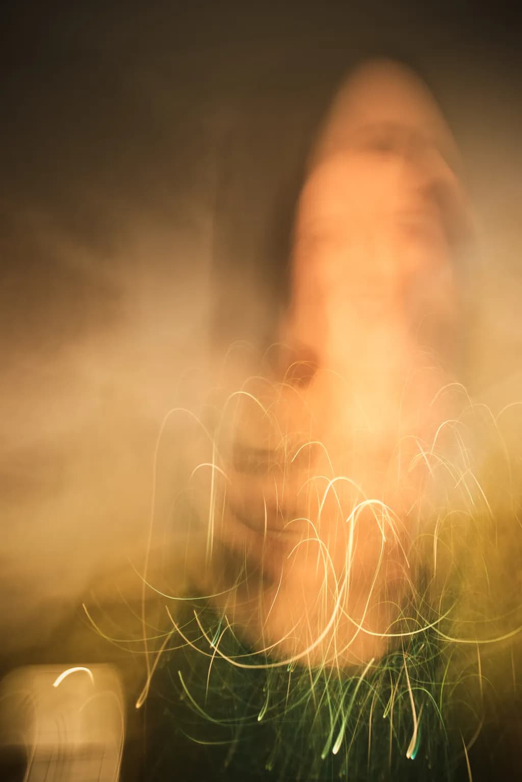 Light Trails Portrait
