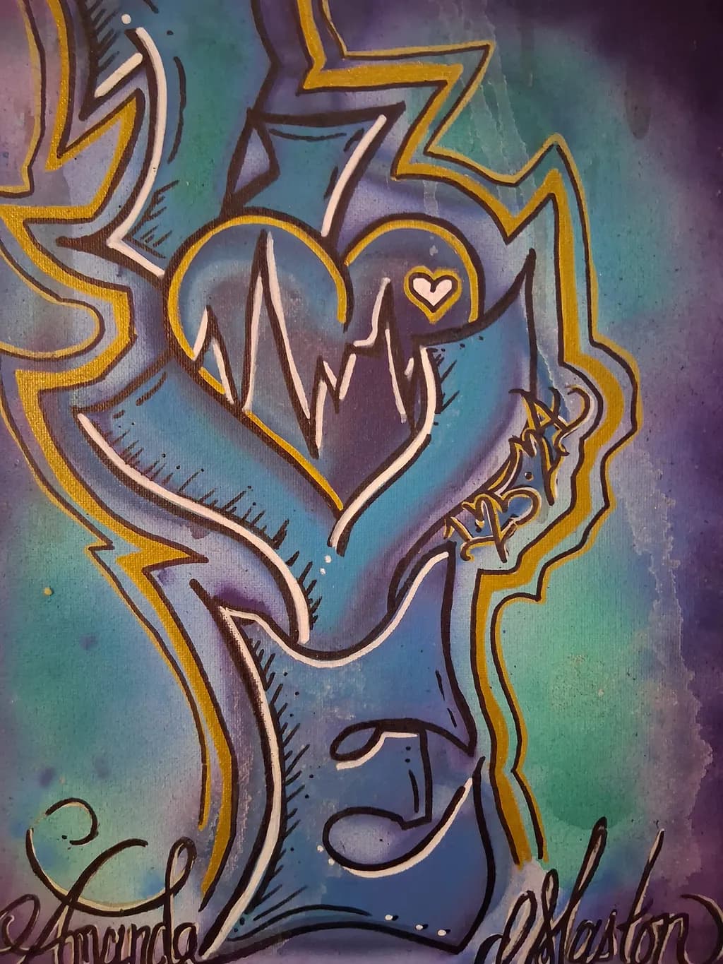 Heartbeat Letter S