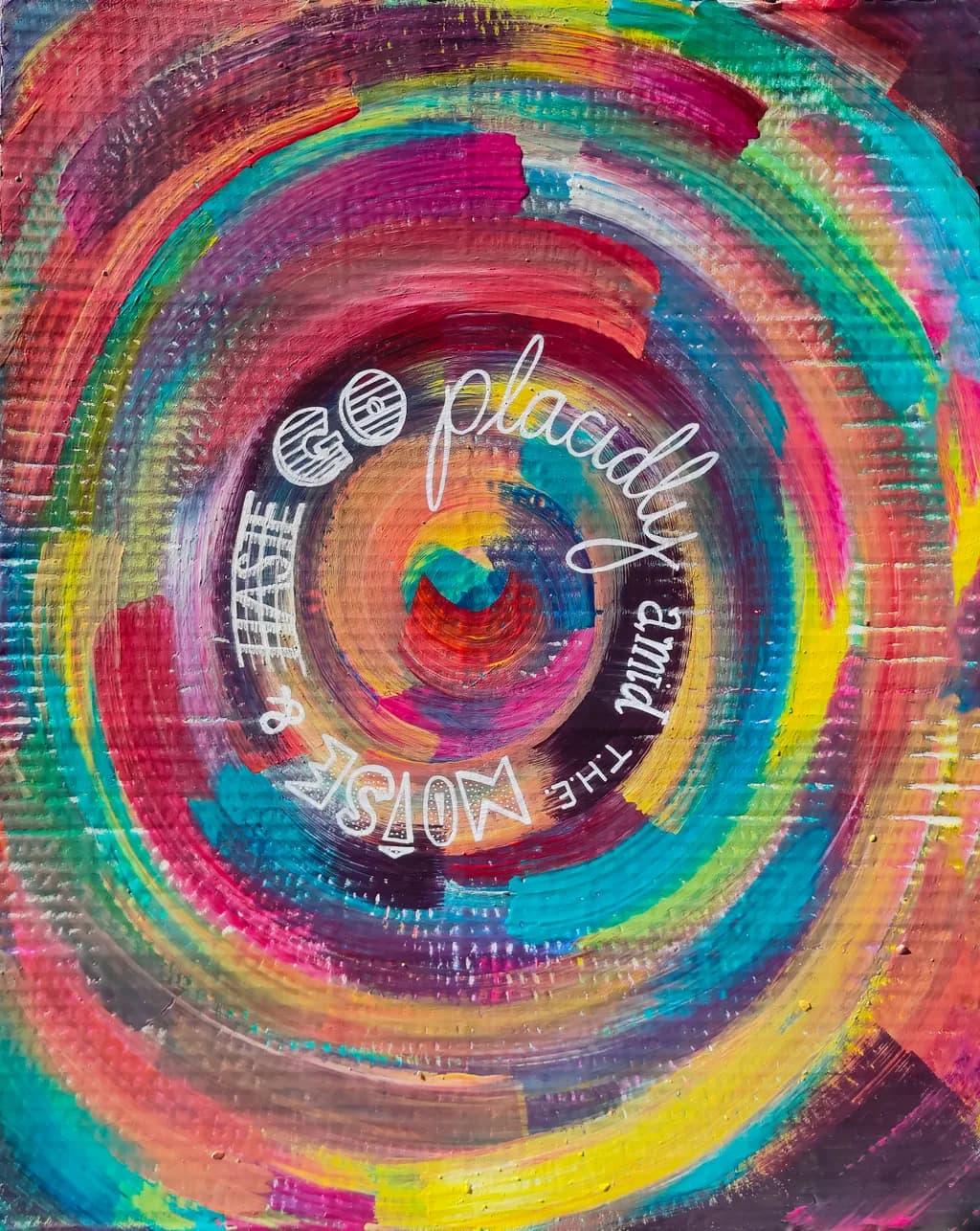 Colorful Spiral Texture