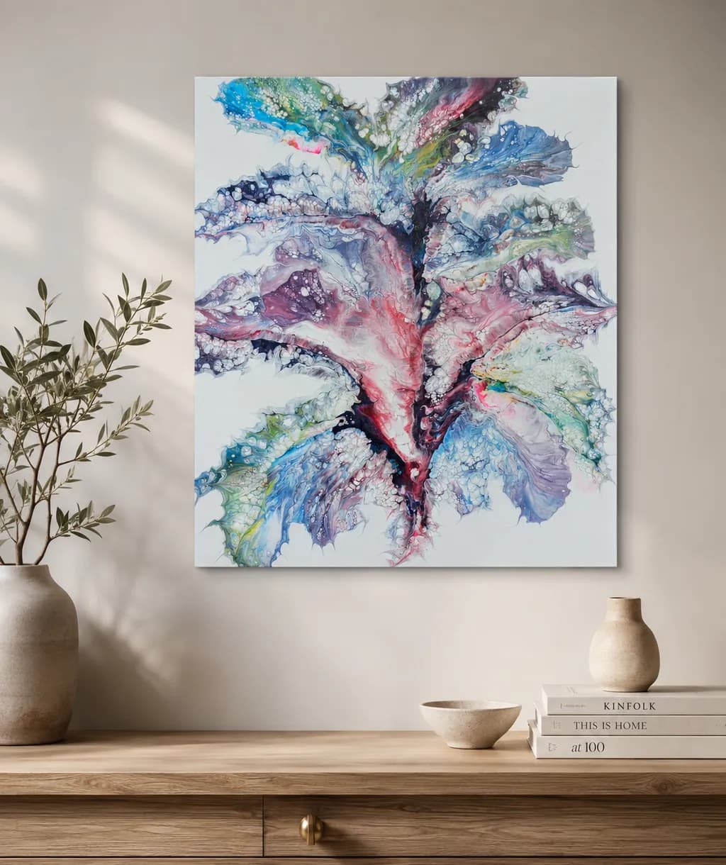 Abstract Leaf Pattern