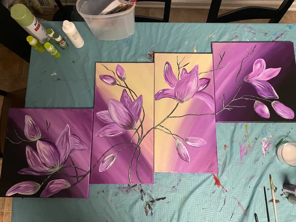 Lavender Blossom Cascade