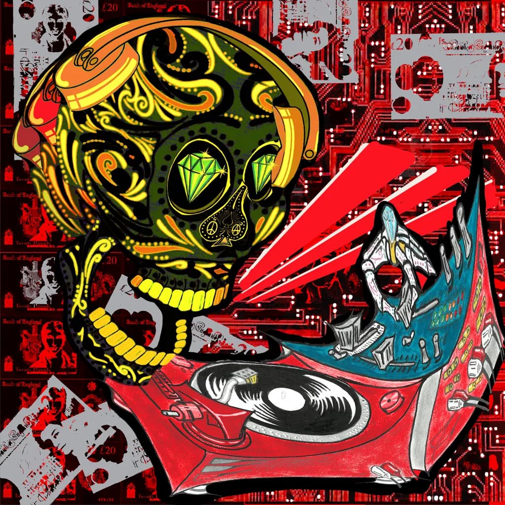 Digital Skull Spin