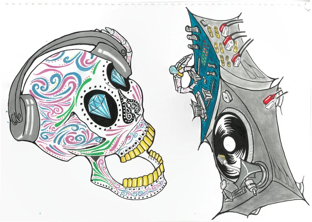 Diamond Beats Skull