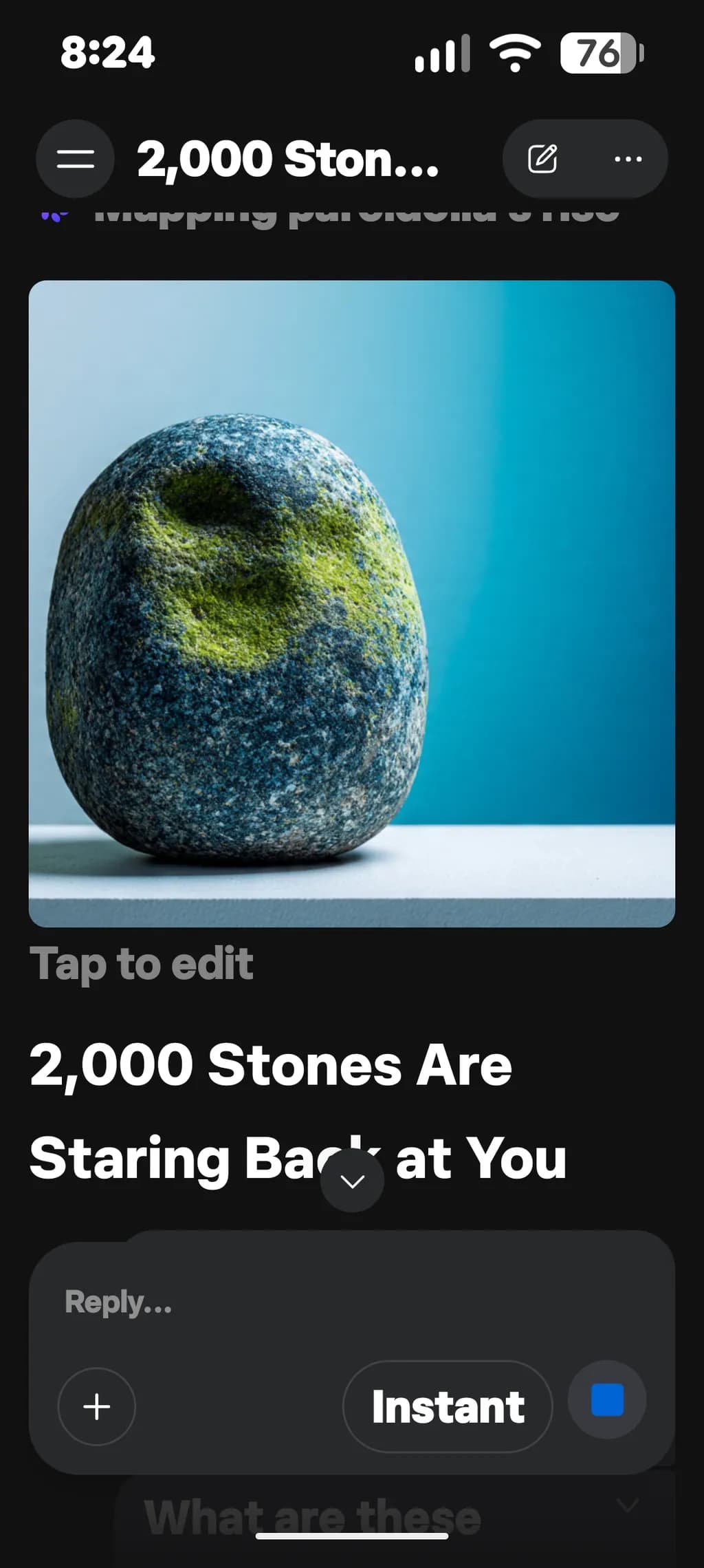 2,000 Stones Staring Back at You