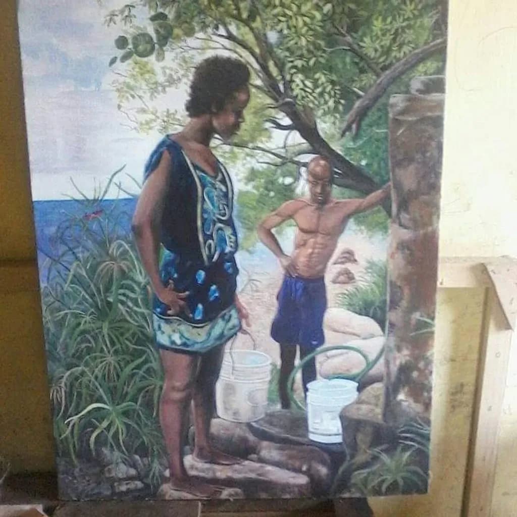 Gathering by the Well