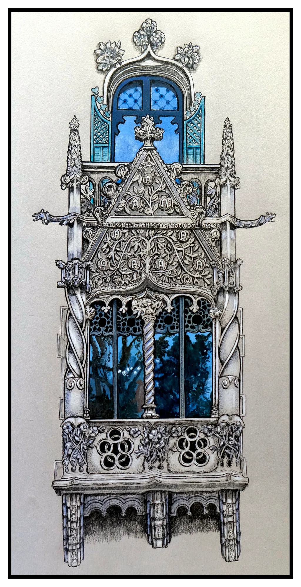 Gothic Window Frame