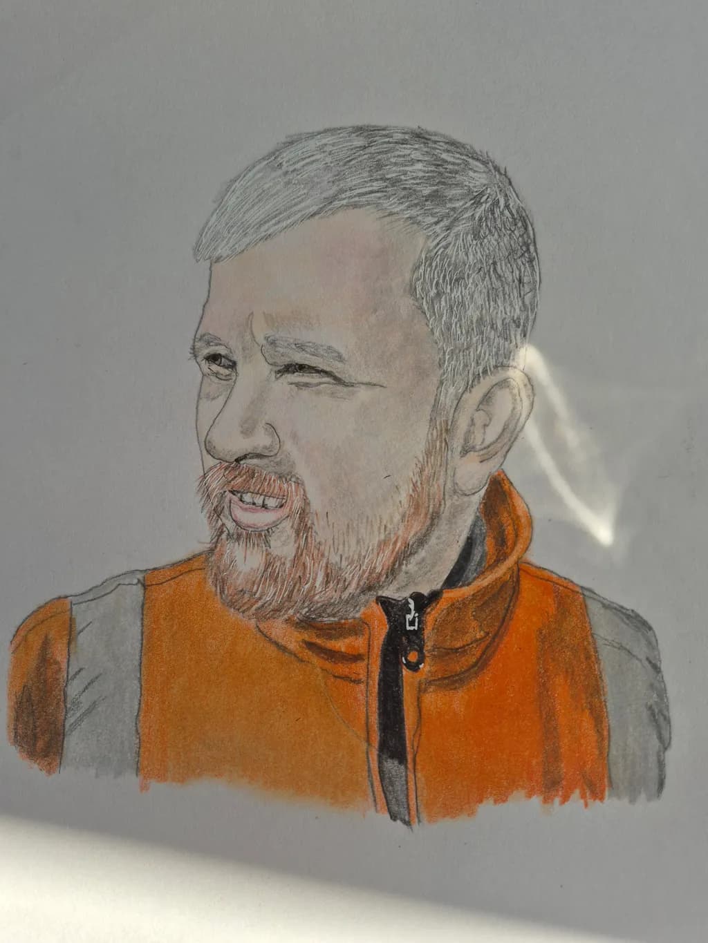 Orange Jacket Portrait