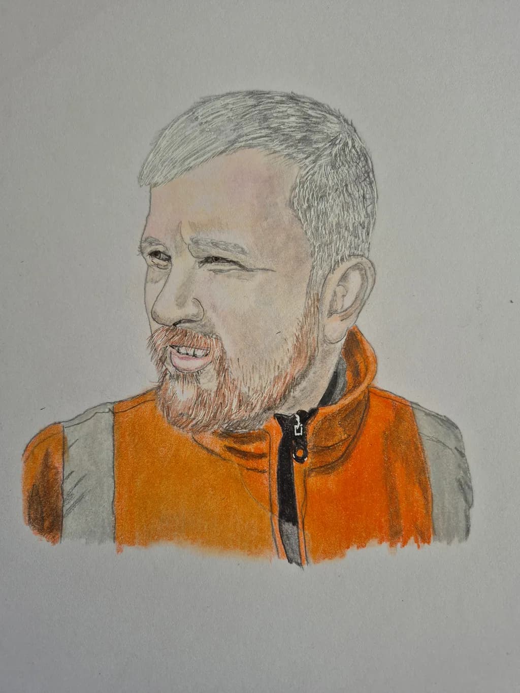Orange Jacket Portrait