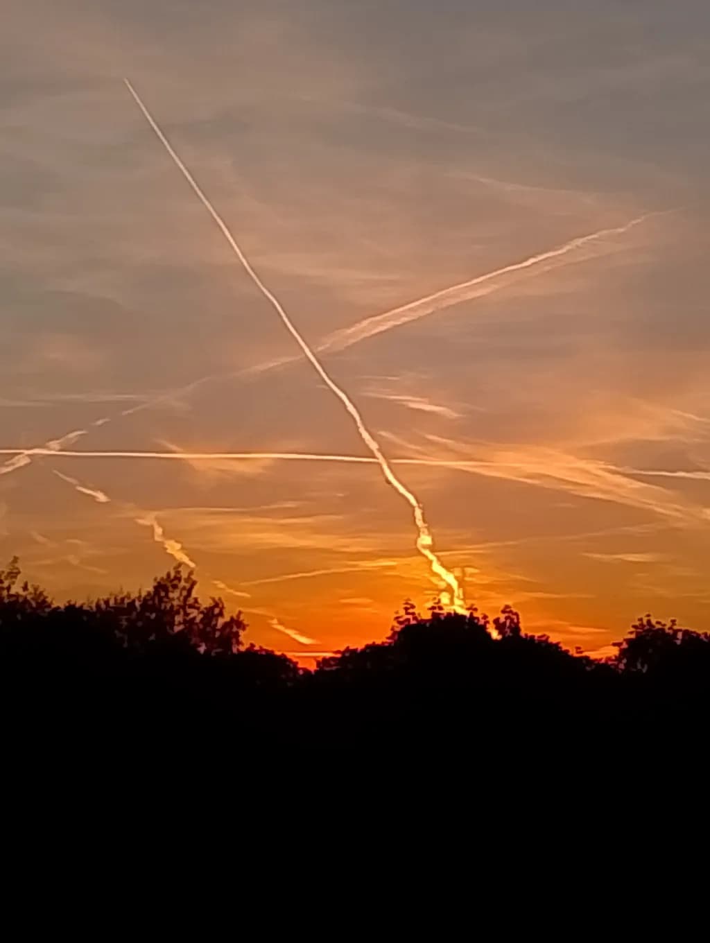 Crossed Trails Sunset