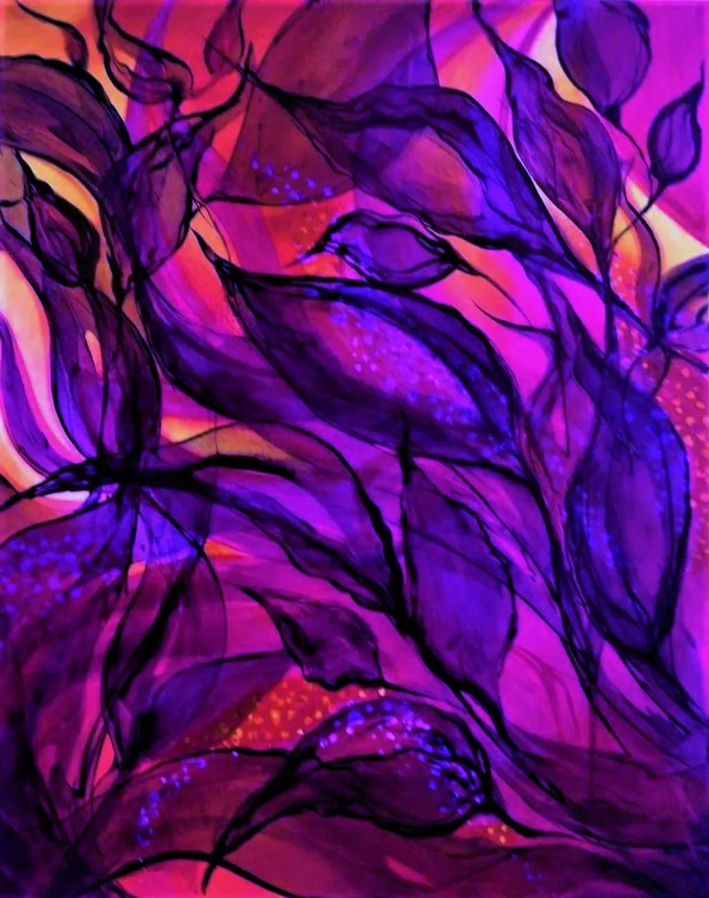 Deep Purple Leaves