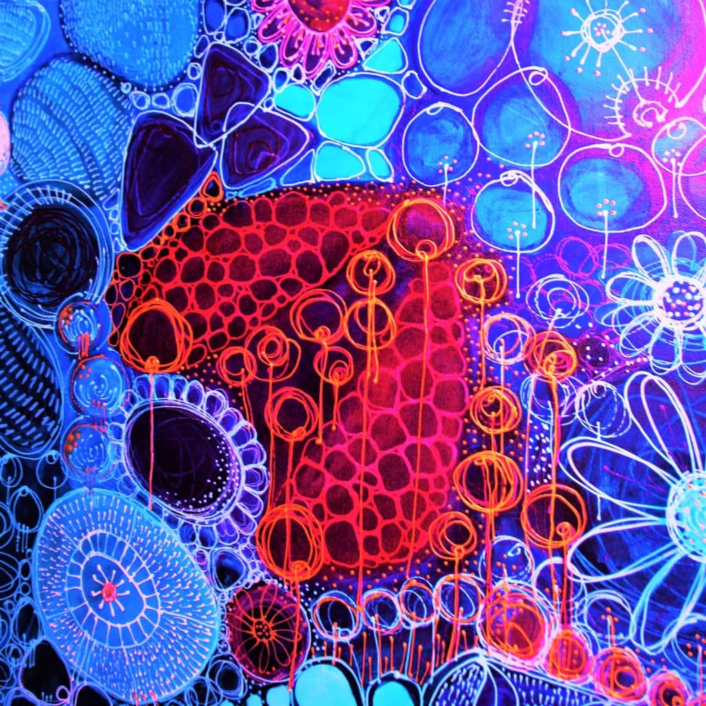 Blue & Red Circles