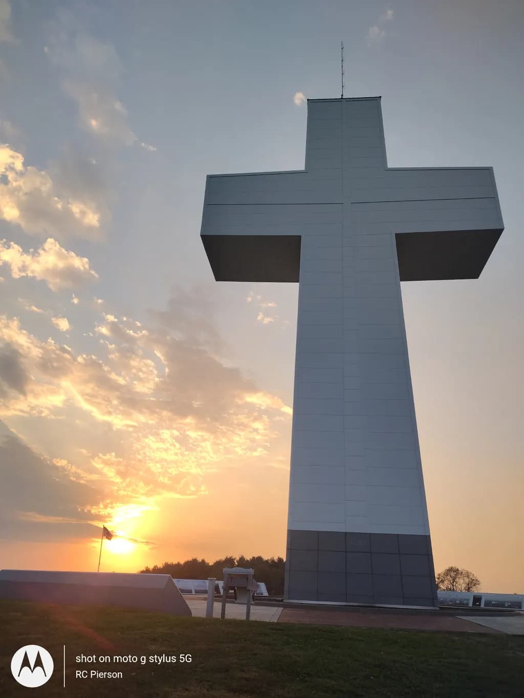 Sunset Monument Cross