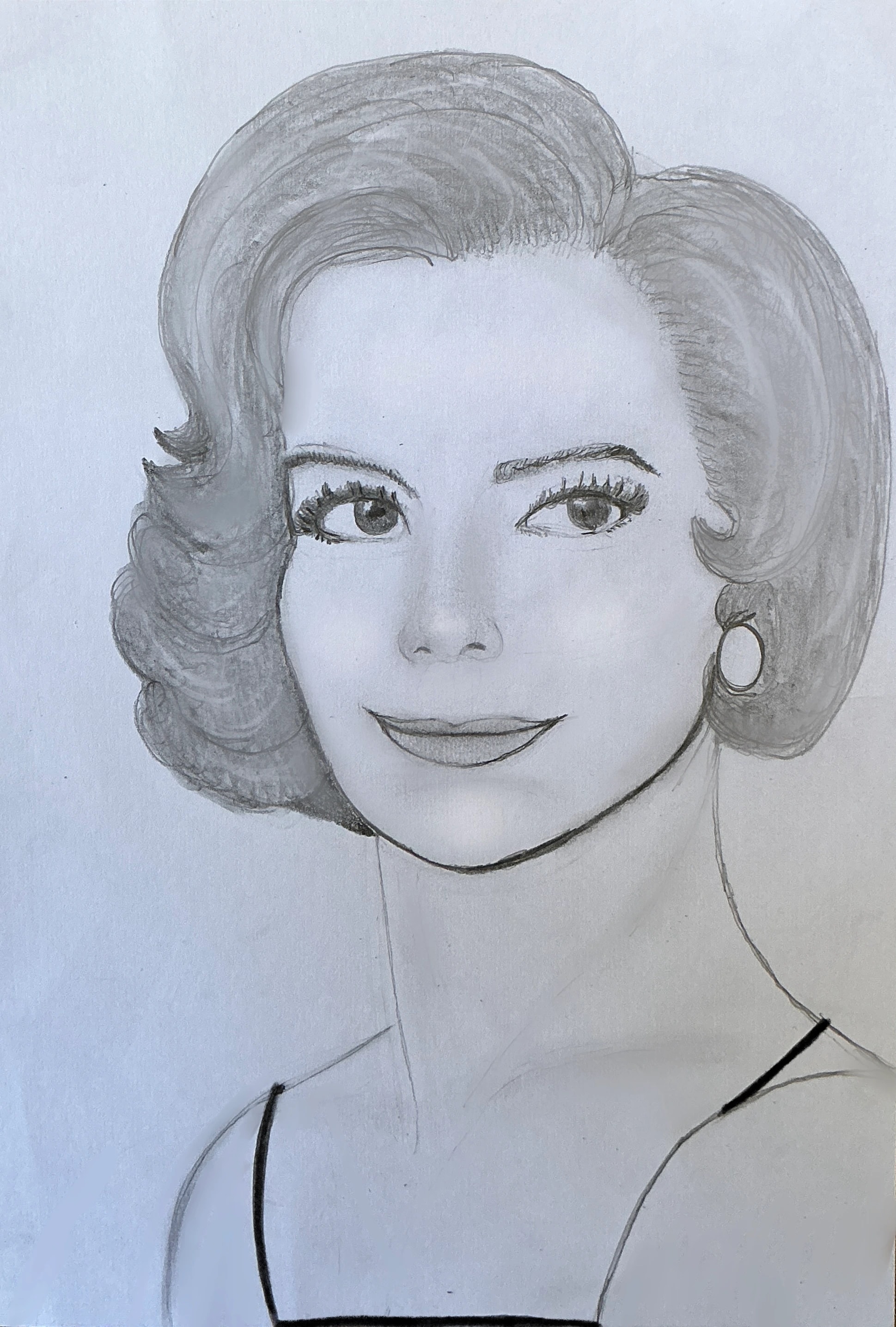Monochrome Woman Portrait