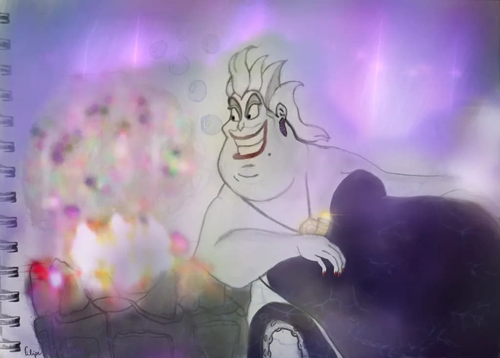 Ursula in Purple Light