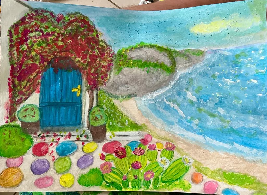 Seaside Garden Door