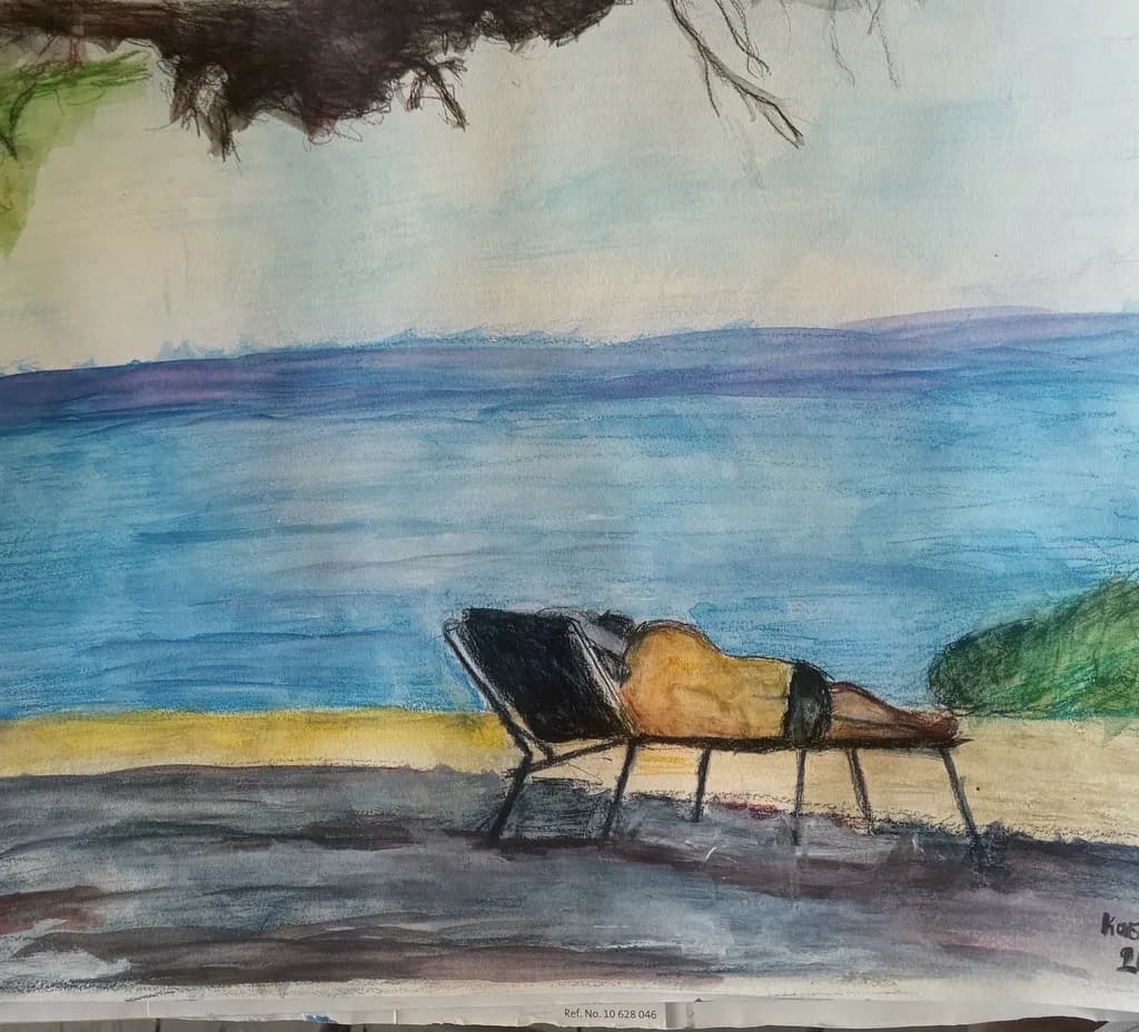 Beach Lounge View