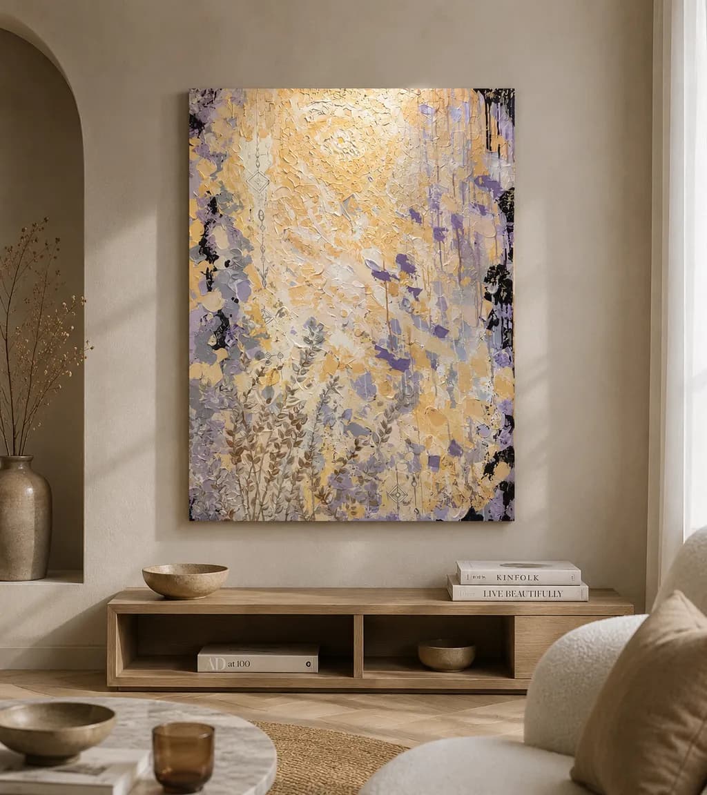 Abstract Floral Texture