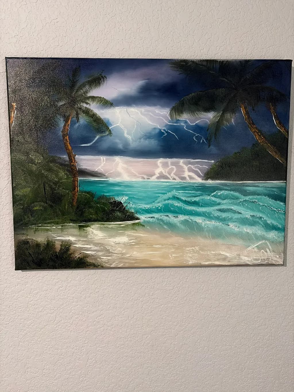 Tropical Lightning Storm