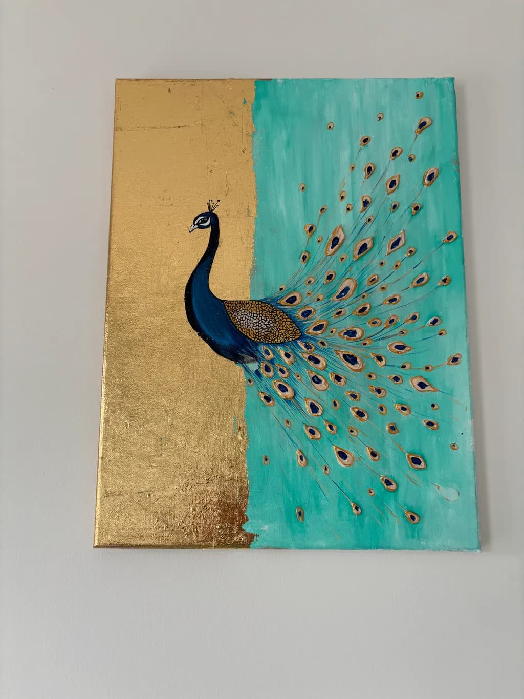 Golden Peacock Elegance