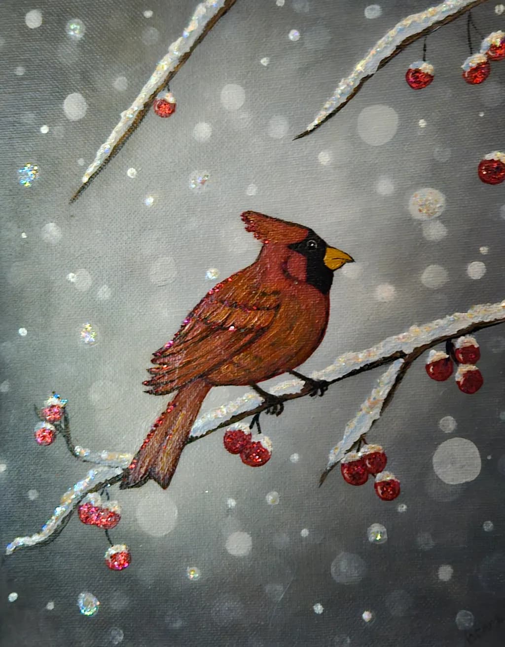 Cardinal in Winter