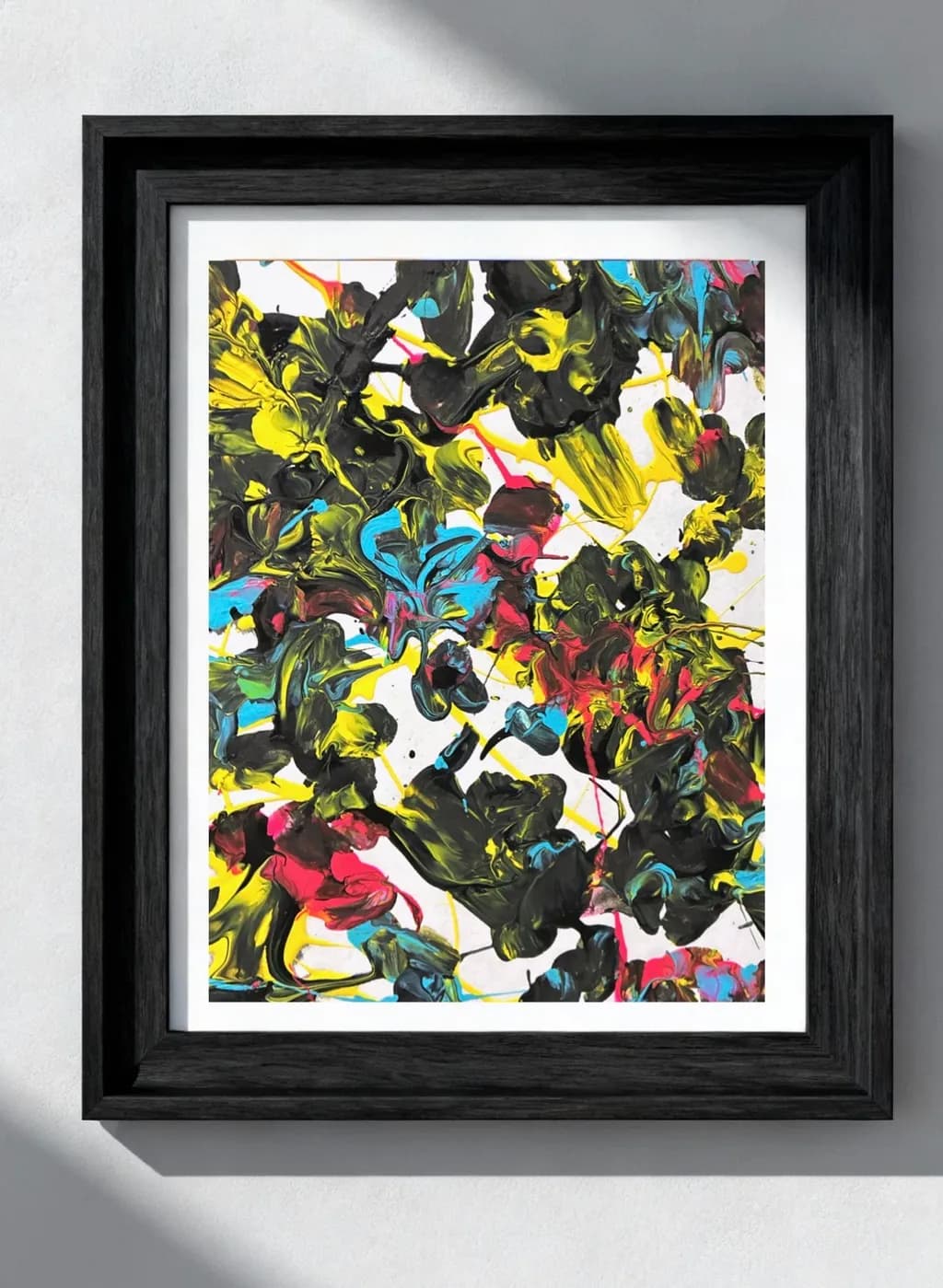 Abstract Expressionism Burst