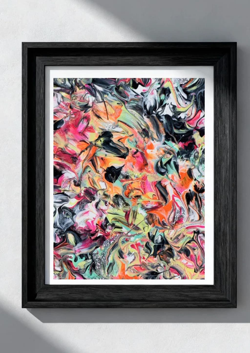 Abstract Swirl Collision
