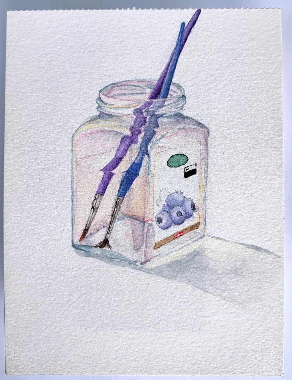 Blueberry Jar Brushes