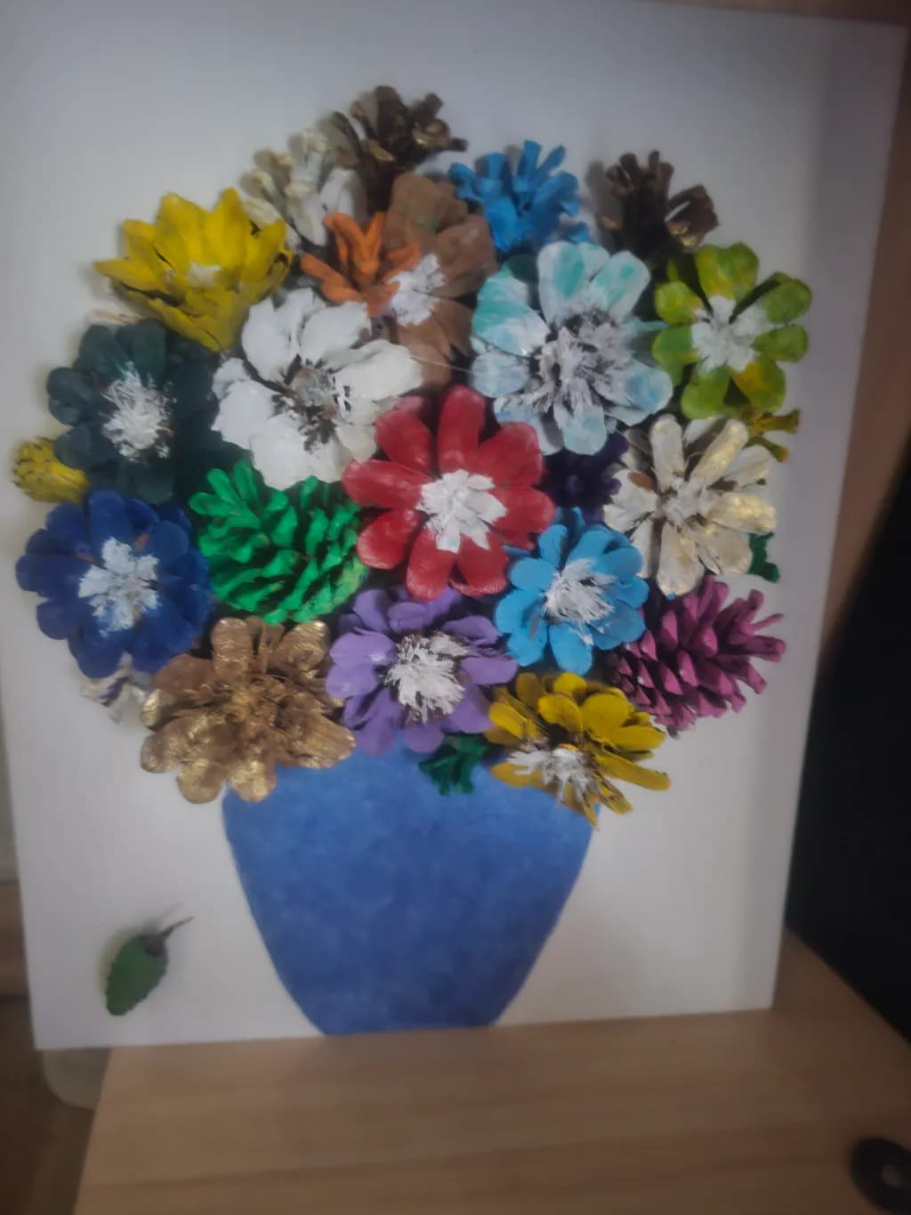 Colorful Pinecone Bouquet