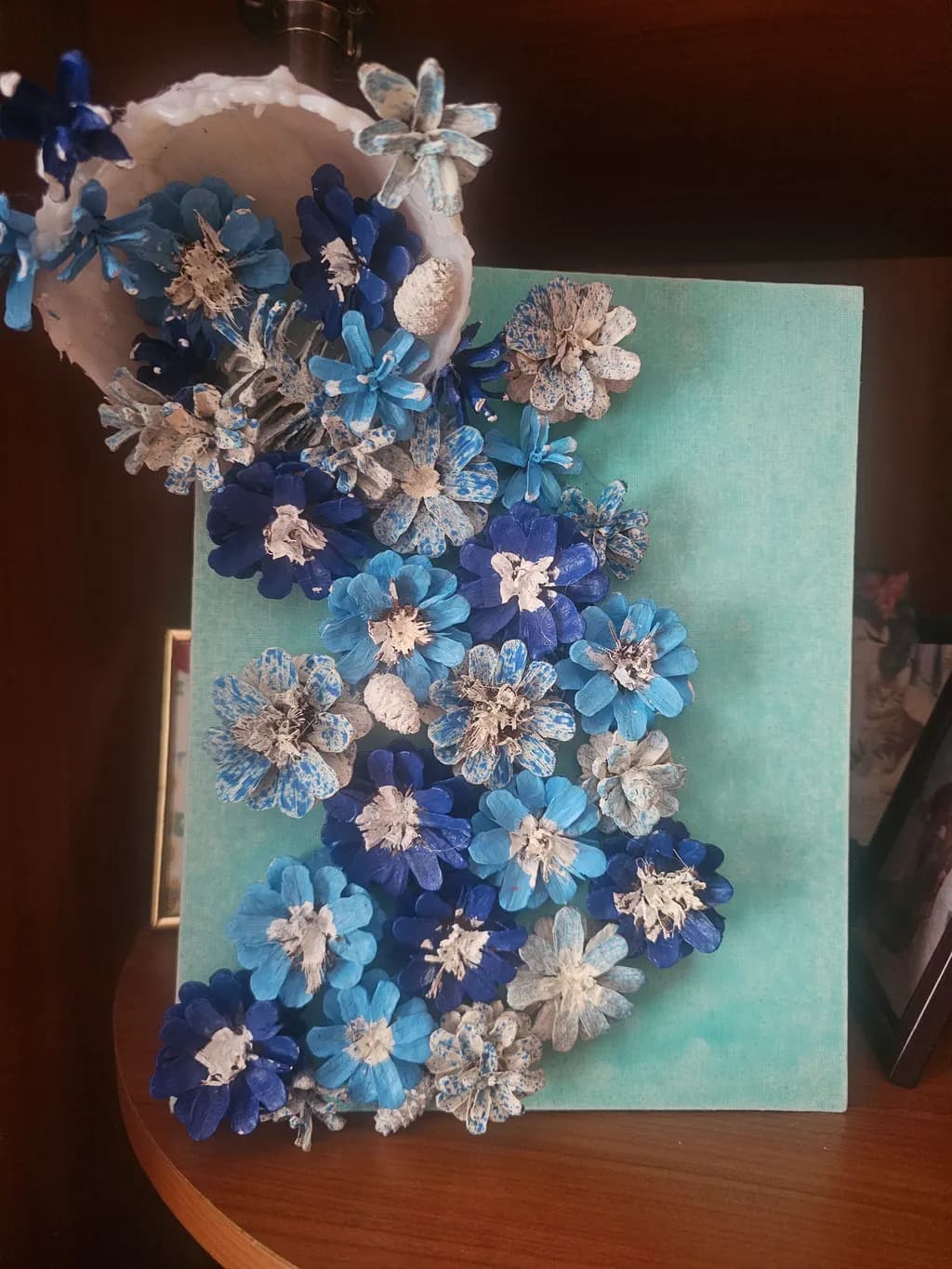 Spilled Blue Blossoms
