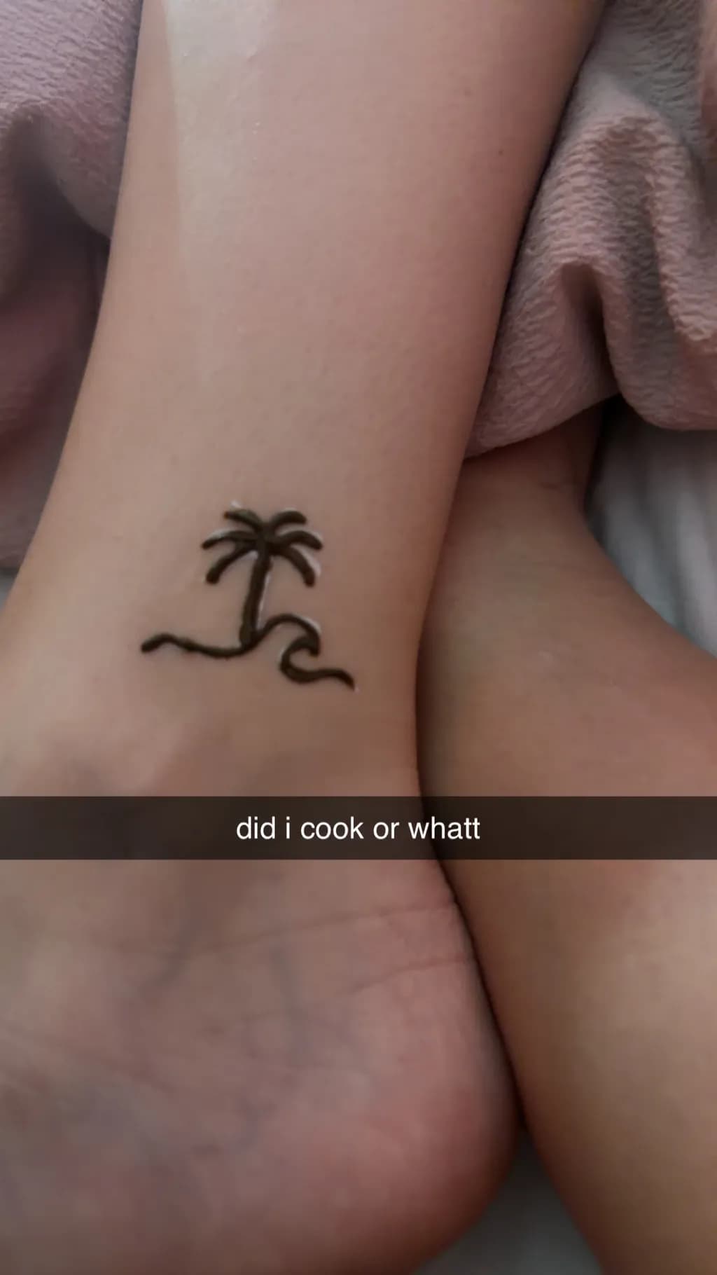 Palm Wave Tattoo