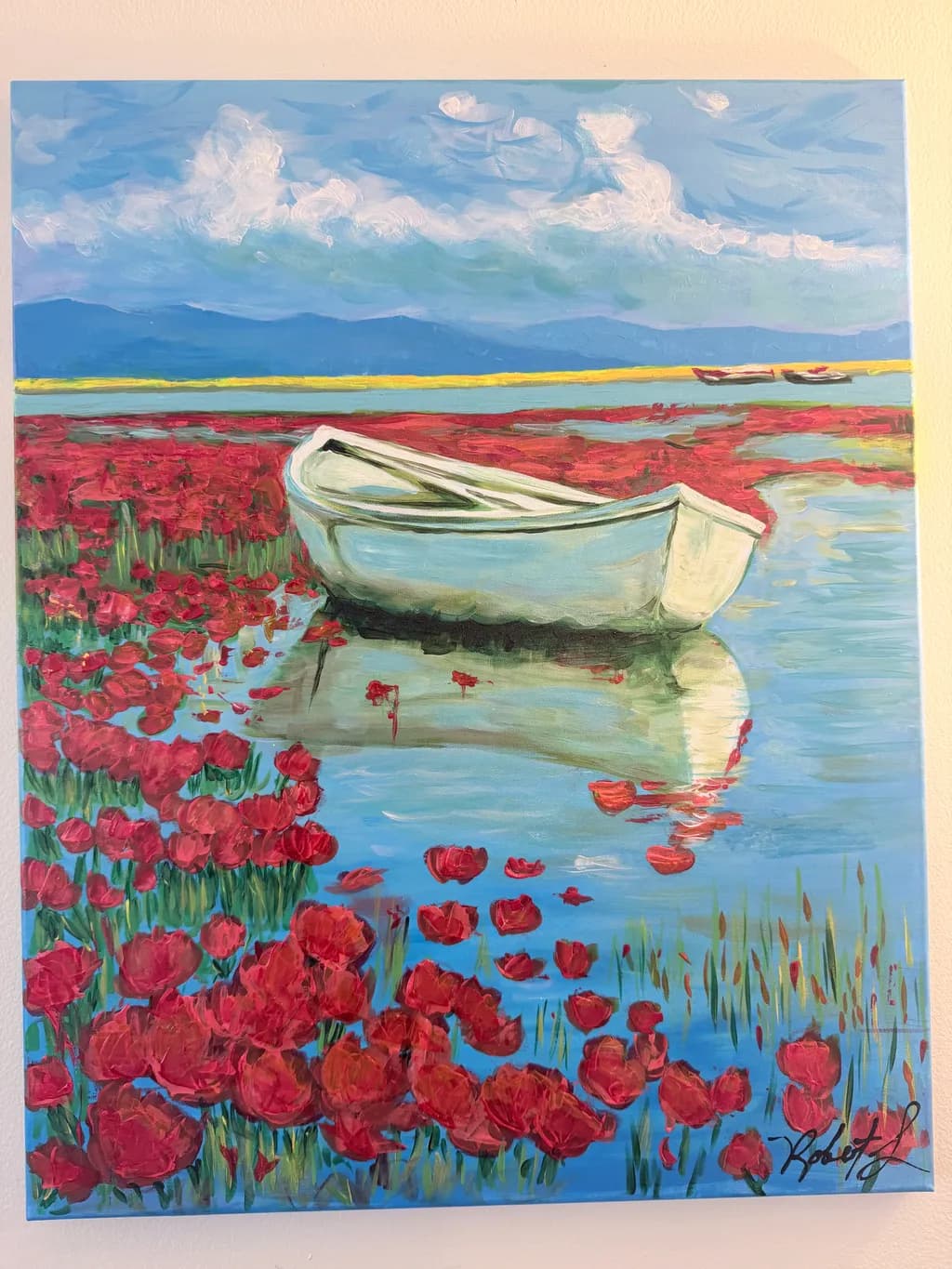 Boat Among Poppies