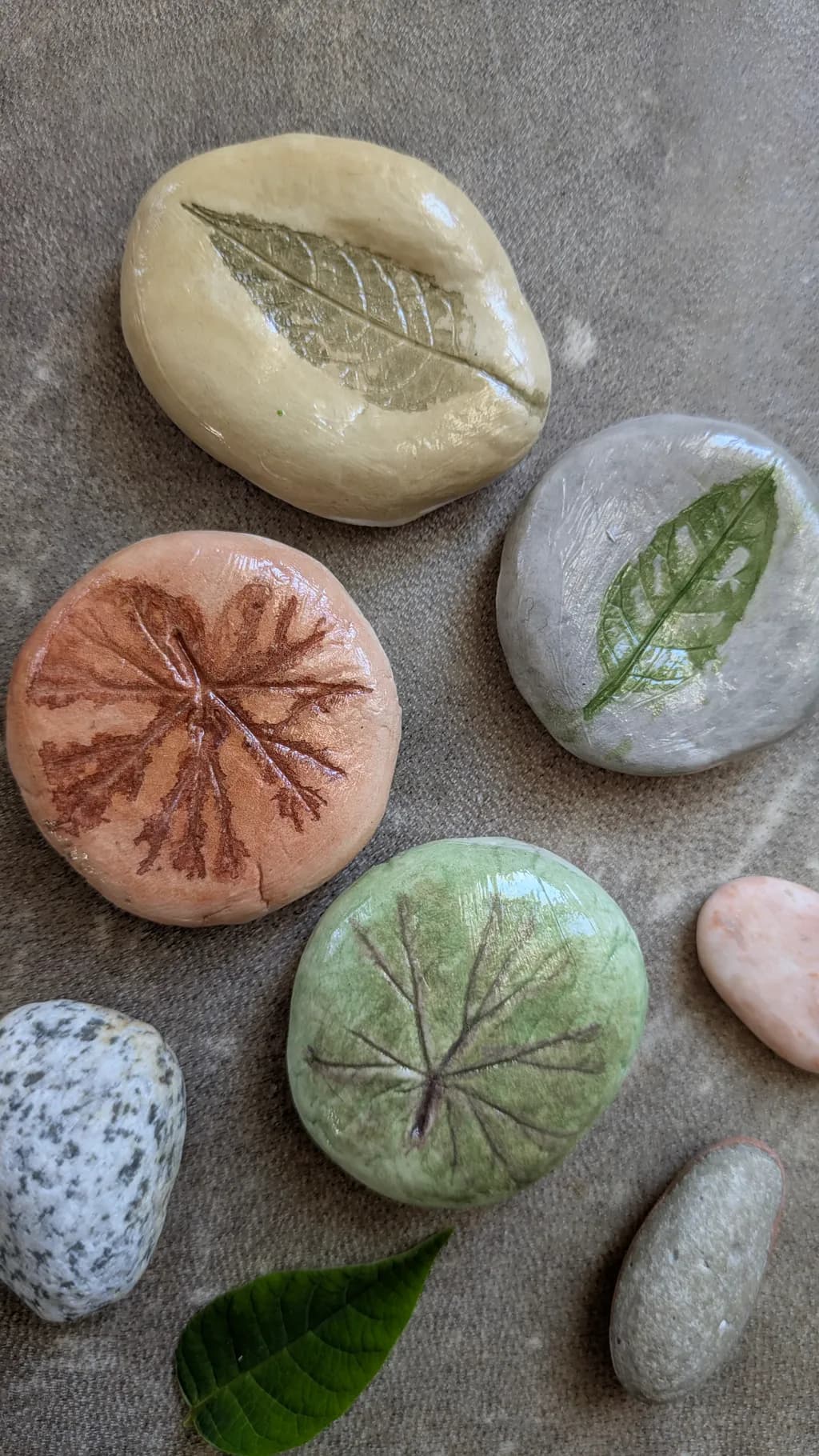 Imprinted Leaves Collection
