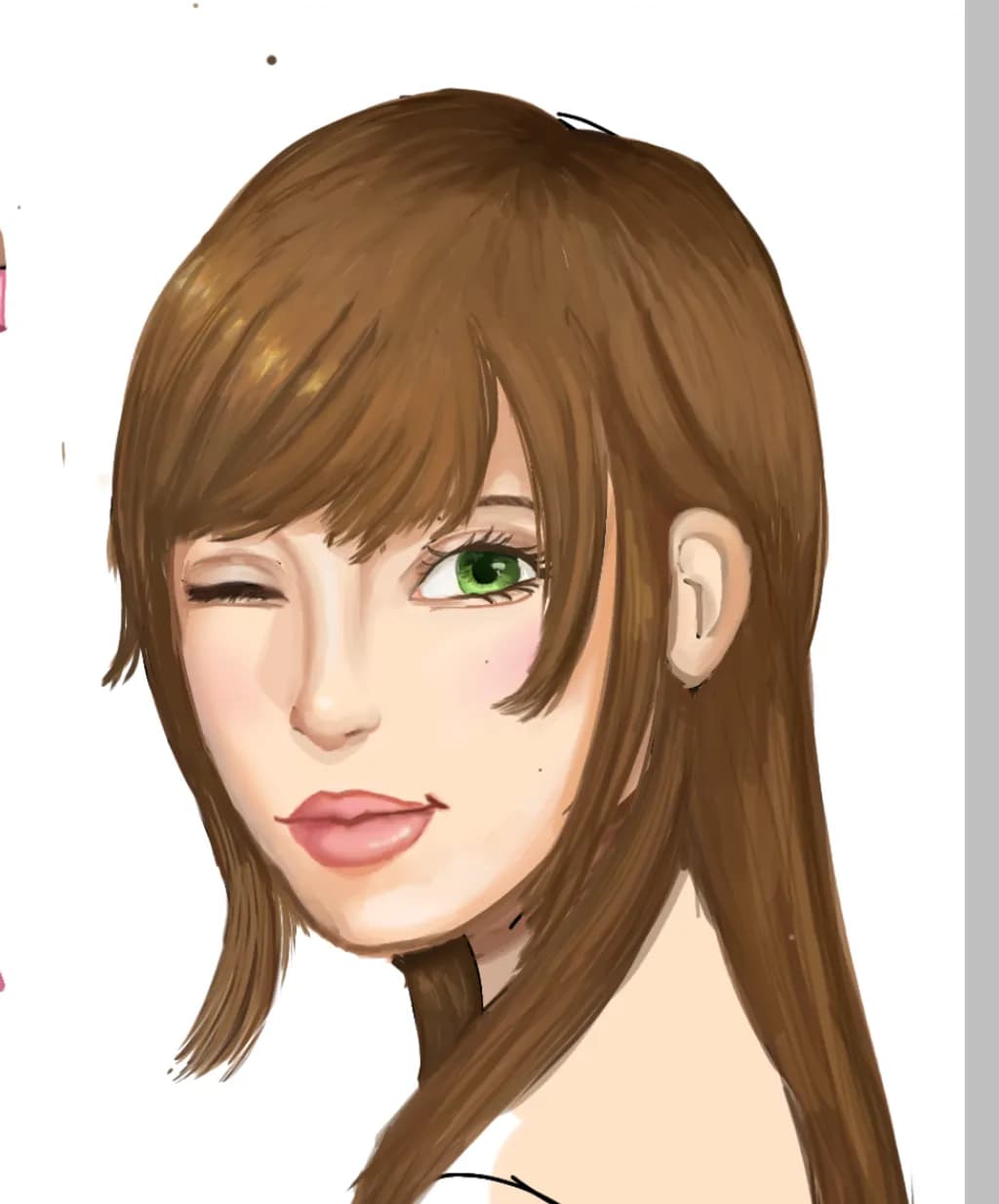 Winking Portrait