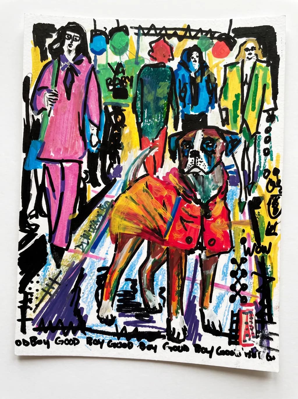 Urban Dog Scene
