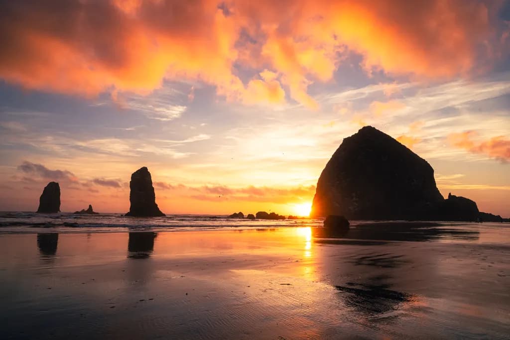 Sunset Monoliths