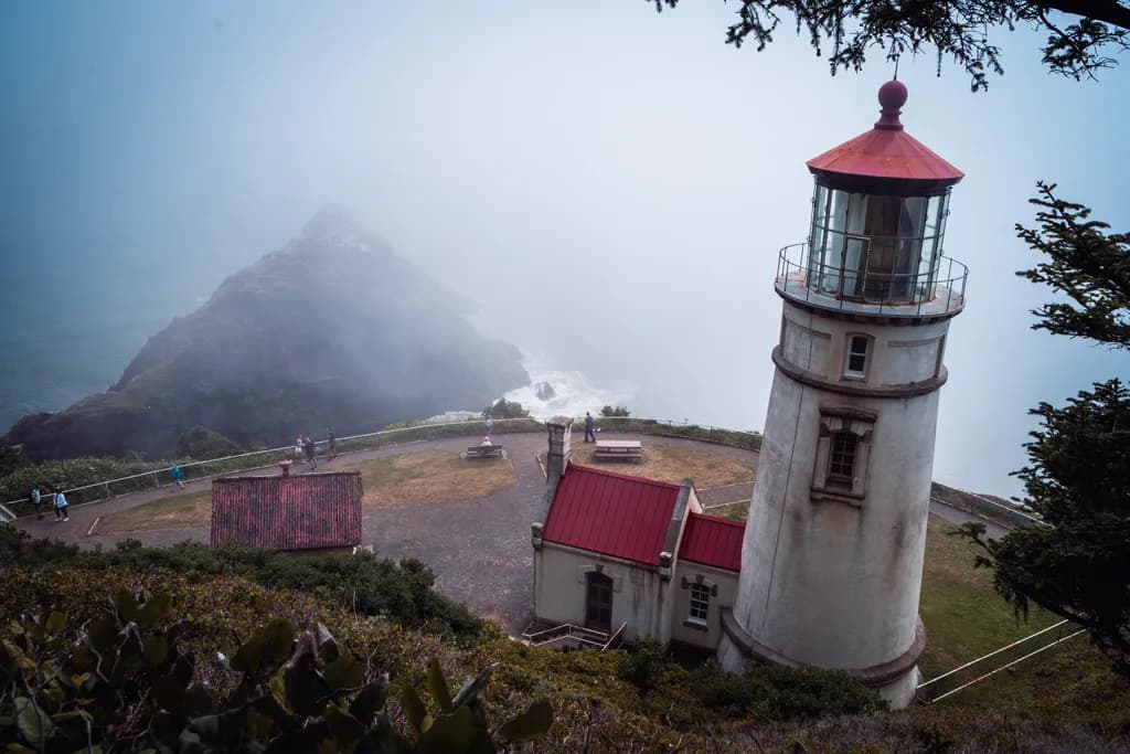 Fogbound Lighthouse