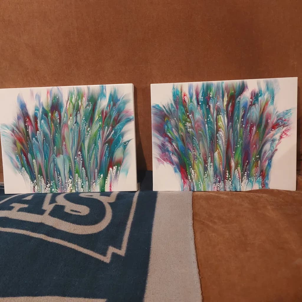 Color Burst Canvases