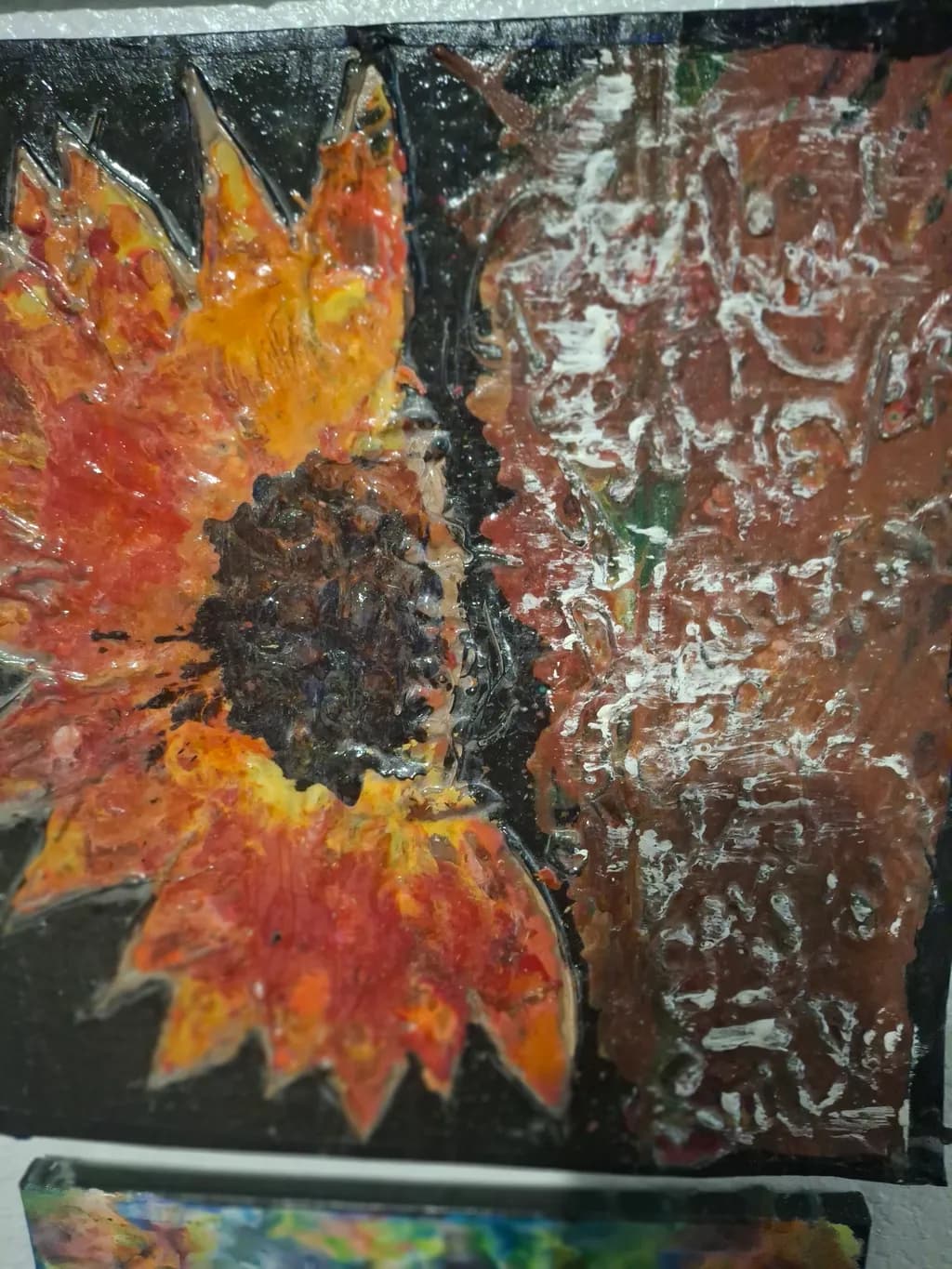 Textured Sunflower Contrast