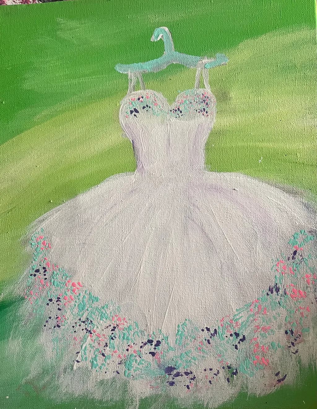 Floral Tulle Dress