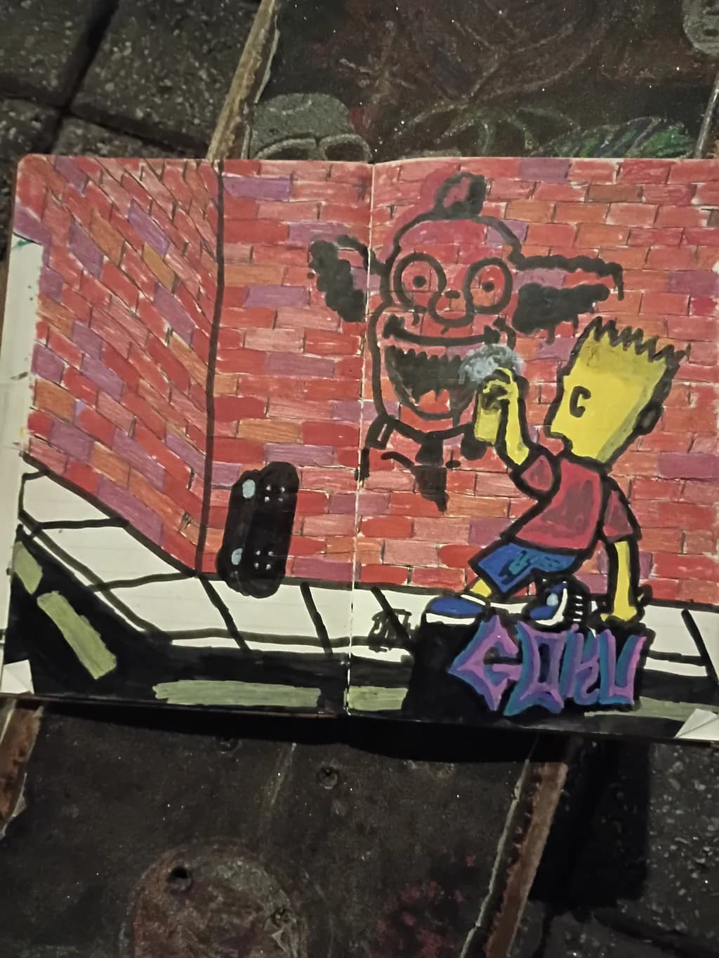Bart’s Mural Mischief