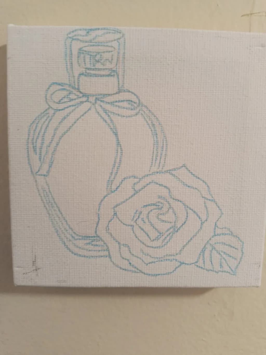 Rose Perfume Outline