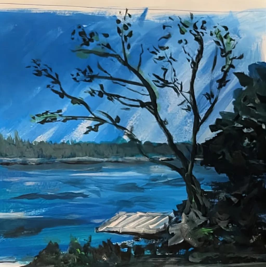 Lakeside Silhouette