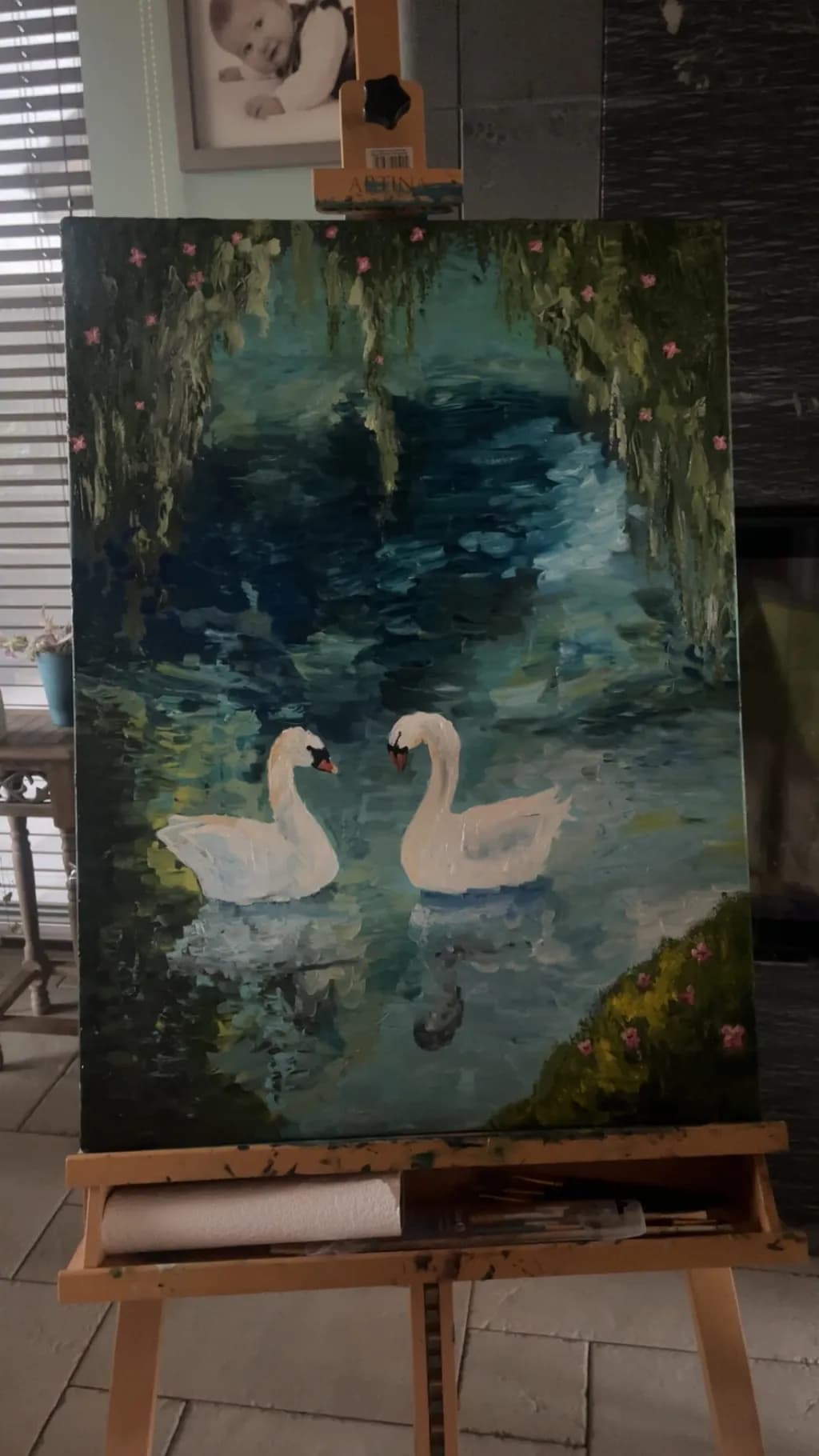 Swan Reflection