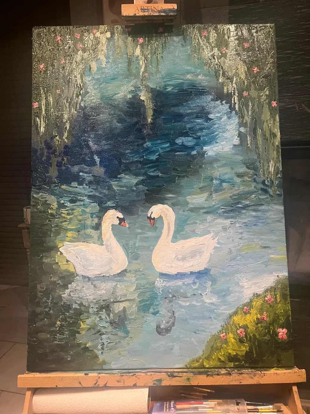 Swan Reflection