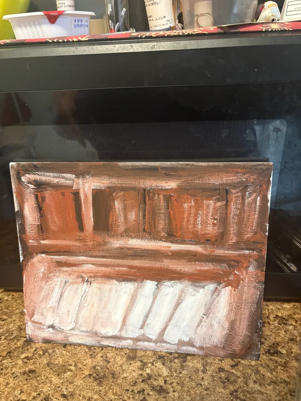 Abstract Piano Keys